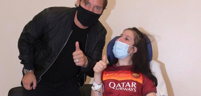 Totti visita Ilenia