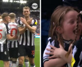 Premier League, Dan Burn festeggia un gol del Newcastle usando la lingua dei segni